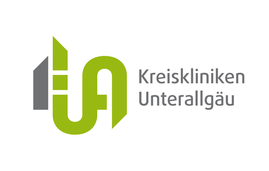 Logo der Kreiskliniken Unterallgäu von der Werbeagentur Denkrausch im Allgäu