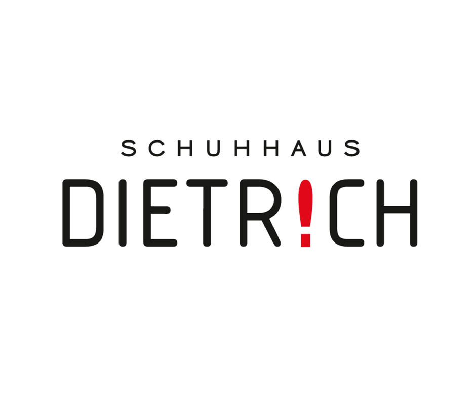 Logo Schuhhaus Dietrich von der Werbeagentur Denkrausch in Obergünzburg