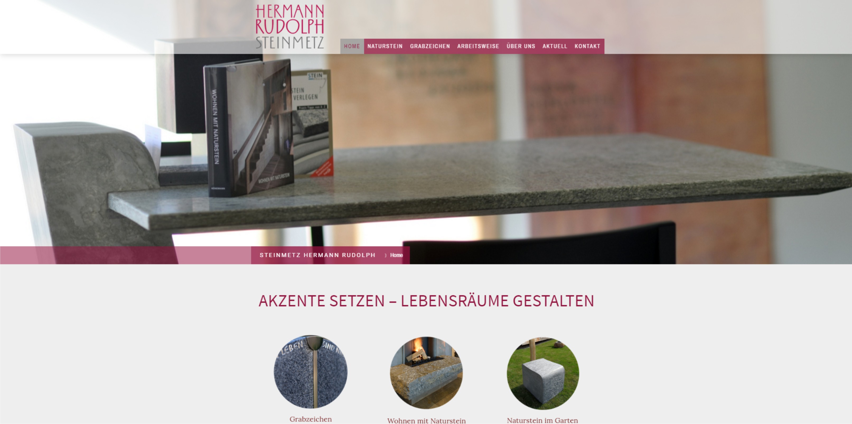 Homepage Hermann Rudolph Steinmetz von der Werbeagentur Denkrausch in Obergünzburg